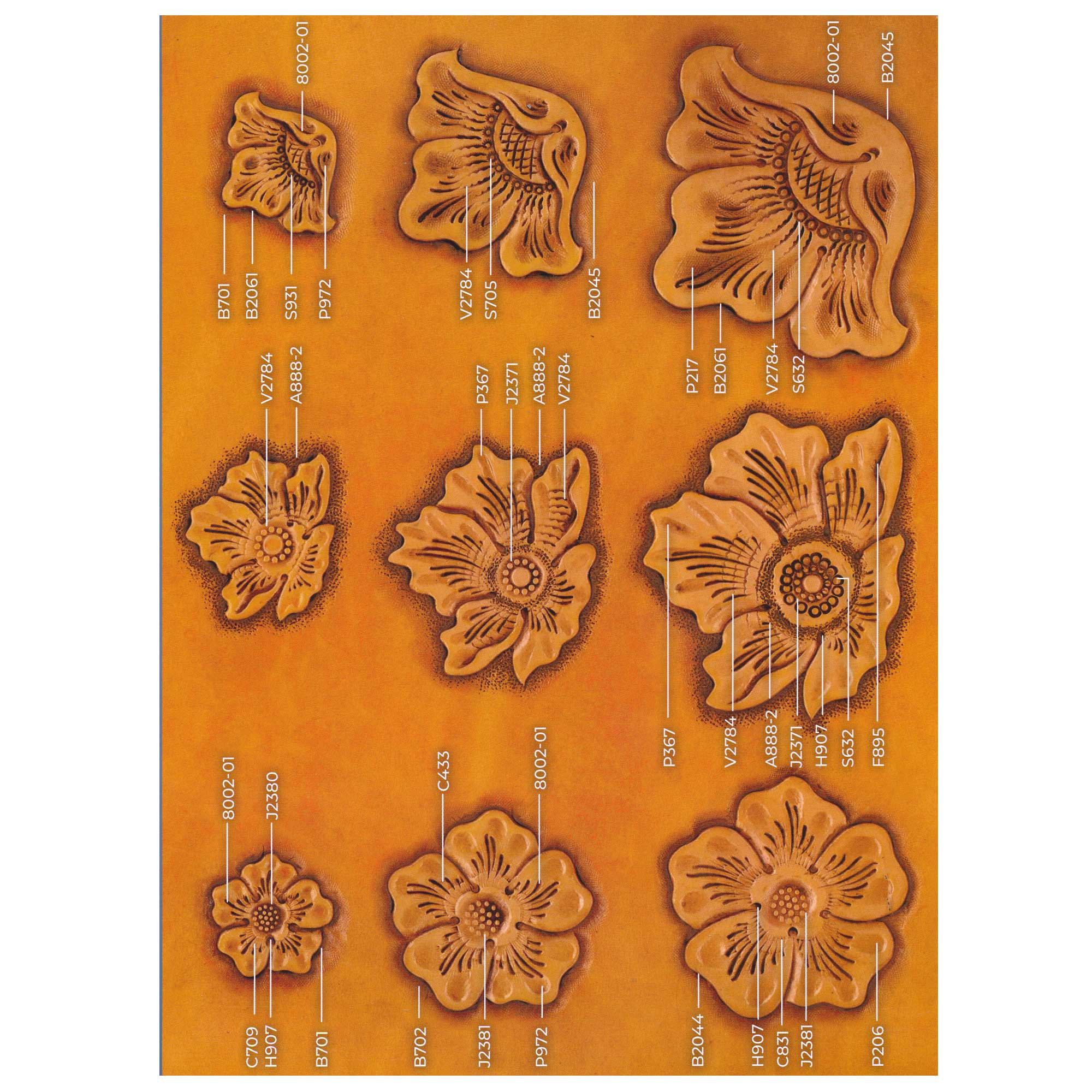 Flowers 2 MakerAid Easy Transfer Reusable Tooling Pattern