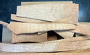 Embossed Veg Tan Leather Remnants Strips Pieces Approx. 4 lbs Small Projects Repair Jobs