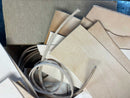 Veg Tan Leather Remnants Strips Pieces Approx. 5 lbs Small