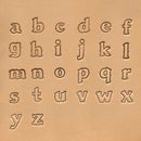 1/2" (12.7mm) Western Font Lower Case Alphabet Leather Stamp Set 8130-02