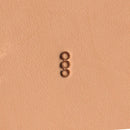 Background 3-Hole Round A783 Vintage Leather Stamp Craftool Co USA VERY RARE