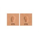 Border Feather O75 O76 2-Piece Leather Stamp Set