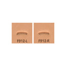 Pictorial Fir/Spruce F912-L F912-R 2-Piece Leather Stamp Set