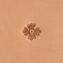 Four-Petal Flower, Black Leather Stamp, Vintage