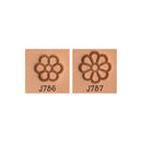 Flower Bold Daisy J786 J787 2-Piece Leather Stamp Set