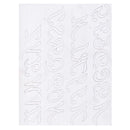 Cursive 1-1/4" Alphabet Font Easy Transfer Reusable Leather Tooling Pattern MakerAid® 78904-37