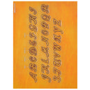 Cursive 3/4" Alphabet Font Easy Transfer Reusable Leather Tooling Pattern MakerAid® 78904-35