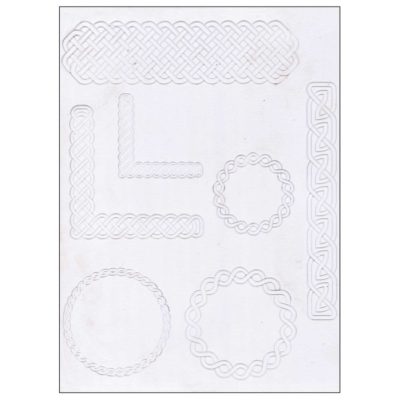 Celtic Circles Borders MakerAid Easy Transfer Reusable Sheet