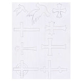 Cross & Dove Easy Trace Reusable Leather Tooling Pattern MakerAid® 78904-07