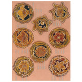 Floral Rounders Easy Trace Reusable Leather Tooling Pattern MakerAid½ 78904-24