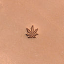 Hemp Leaf Large O67 Leather Stamp
