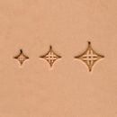 Diamond Geometric Line 3-Piece Leather Stamp Set G69011