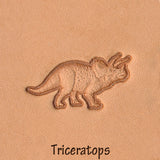 Dinosaur 3-D Leather Stamp Set 8168-00