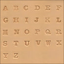 Classic Serif Font Alphabet 1/4" (6.4mm) Leather Stamp Set 4903-00