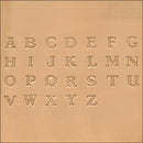 Fancy Font Alphabet 3/8" (9.5mm) Leather Stamp Set 4907-00