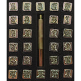 1/2" (12.7mm) Script Font Alphabet Leather Stamp Set 8140-00