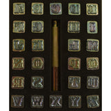 1/2" (12.7mm) Western Style Upper Case Alphabet Leather Stamp Set 8130-00