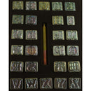 3/4" (19mm) Western Font Upper Case Alphabet Leather Stamp Set 8131-00