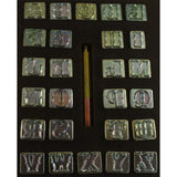 3/4" (19mm) Western Style Upper Case Alphabet Leather Stamp Set 8131-00