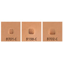 Beveler Checked Coarse B701-C B198-C B702-C 3-Piece Leather Stamp Set