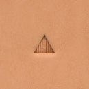 Beveler Triangle Large Lined Coarse B962 Leather Stamp