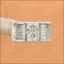 Basketweave Patonce Cross X2844 Craftplus Leather Stamp