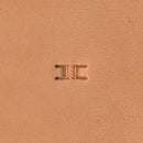 Basketweave Straight-Braid Center X570-1 Leather Stamp