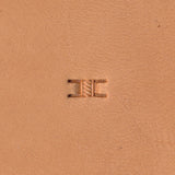 Basketweave Straight-Braid Center X570-1 Leather Stamp