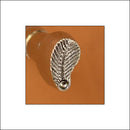 Border Feather Left O76 Leather Stamp