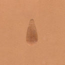 Pear Shader Ribbed 220 Vintage Leather Stamp Craftool Co USA EXTREMELY RARE