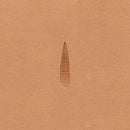 Pear Shader Ribbed 862 Vintage Leather Stamp Craftool Co USA EXTREMELY RARE