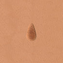 Pear Shader Checked P212 Vintage Leather Stamp Craftool Co USA Rare
