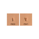 Figure Carving Smooth Beveler Pointed Smooth F902 F941 2-Piece Leather Stamp Set