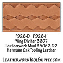 Figure/Pictorial/Border F926 F926-D F926-H 3-Piece Leather Stamp Set