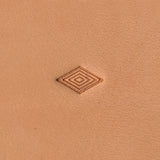 Geometric-Diamond Lines O38 Leather Stamp