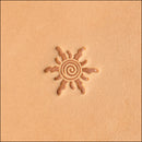 Geometric Spiral Sun G2293 Craftplus Leather Stamp