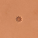 Flower-Small Nine Petal O22 Leather Stamp