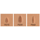 Pear Shader Lined P215 P209 P368 3-Piece Leather Stamp Set