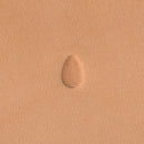 Pear Shader Ribbed P211 Leather Stamp
