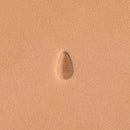 Pear Shader Ribbed P216 Leather Stamp