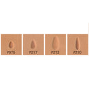 Pear Shader Checked P975 P217 P212 P370 4-Piece Leather Stamp Set