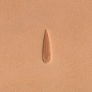 Pear Shader Lined P861 Leather Stamp
