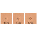 Seeder Lined S705 S706 S722 3-Piece Leather Stamp Set