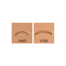 Veiner Scalloped Fine V463 V708 2-Piece Leather Stamp Set