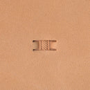 Basketweave Straight-Rope Center X500-2 Leather Stamp