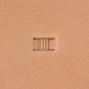 Basketweave Straight-Lined Center X511 Leather Stamp