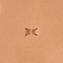 Basketweave Flared-Rope Center X512 Leather Stamp
